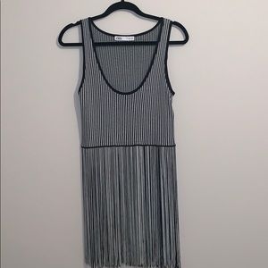 ZARA Fringe Knit Top